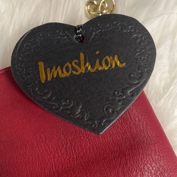 NWT Imoshion Women’s PU Leather Vegan Red Fashion Purse - Picture 6 of 11